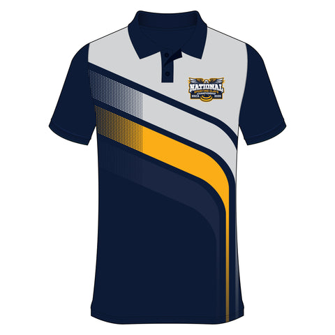 Dye Sub Championship Polo - Navy/Silver